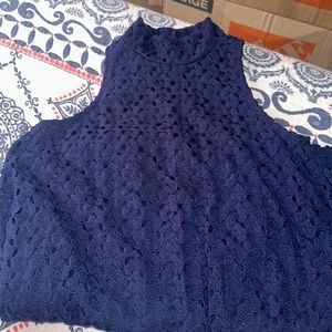 Sz M Halter crochet dress